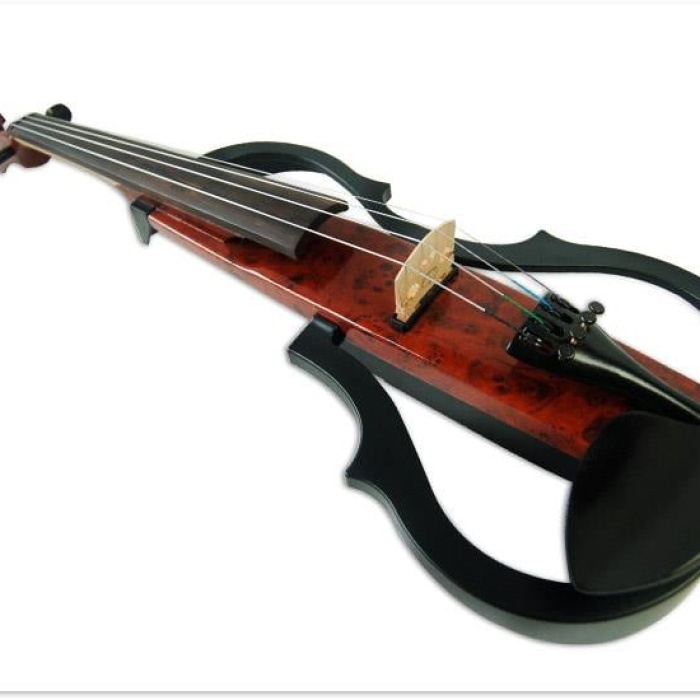 Kinglos KNG SDDS-1601 4/4 Elektro Keman Seti - Solid Body (Profesyonel) | Modern İskelet Tasarımı, Güçlü Sinyal Çıkışı ve Sahne Kullanımı İçin Minimize Edilmiş Gövde